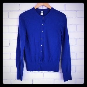 Blue Cardigan by Gap